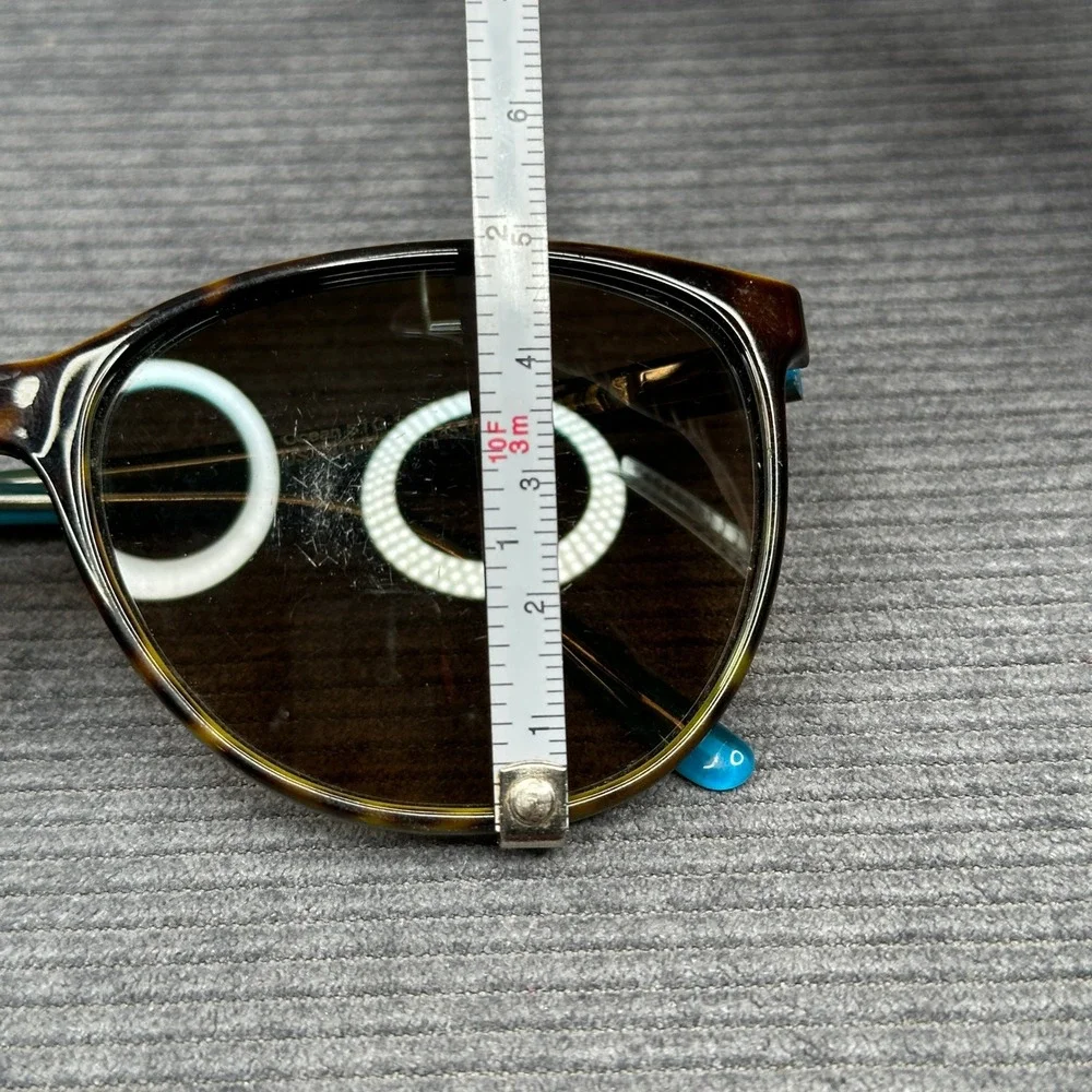Maui Jim Ocean MJ 723-10P Tortoise Teal Polarized Cat Eye Sunglasses Italy